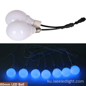 Kontrola muzîkê 60mm DMX Led RGB Bulb